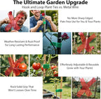 Reusable Plant Ties for Climbing Plants,Plan Straps,Nylon Plant Tape Strap Gardening Tips,Tomato Plant Support,Garden Wire Ties for Cables(50 Foot X 0.47 Inch)