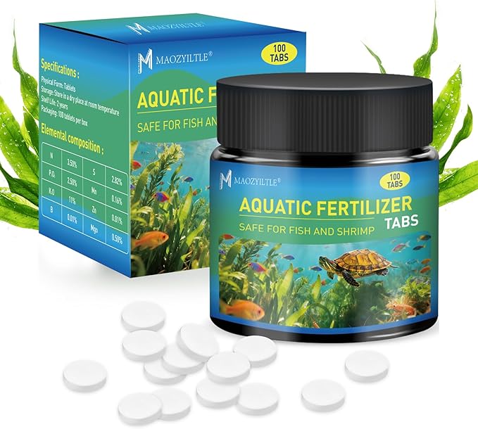 Root Tabs, Aquarium Plant Fertilizer, Aquarium Water Care Tabs, 100 Tabs Aquarium Plant Food Safe for Fish and Shrimp, Aquatic Plant Fertilizer for Planted Aquarium Substrate (100)