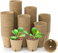 Bluepro 120 Packs 3.15 Inch Peat Pots, Biodegradable Pots for Seedlings with Drainage Holes, Herb Seed Starter