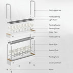 FLTRGO Indoor Garden Hydroponic Growing System,3/4 Tier Hydroponics Tower Set,Hydroponic Planter,Plant Vertical Hydroponics,Suitable for Planting Leafy Vegetables,Stem Vegetables