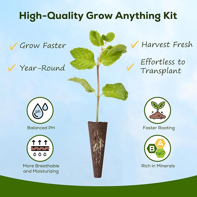 12-Pod Tomato Seed Kit Compatible with All Hydroponics, 6 Pack Varieties: Cherry Tomato, Beefsteak, Black Cherry, Cherokee Purple, Sweet Million, Brandywine, Easy to Grow, High Germination
