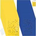 Qualirey 100 Pcs 6 x 8 Inch Sticky Traps for Plant Double Sided Sticky Trap for Gnats with Twist Ties Fly Traps for Fruit Insect Fungus Bugs Indoor Outdoor (Yellow,Blue)