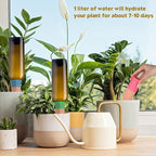 Jovitec Plant Watering Stakes Self Watering Spikes Terracotta Automatic Plant Waterers Devices for Indoor Outdoor Home and Office Plants(Multi Color,10 Pieces)
