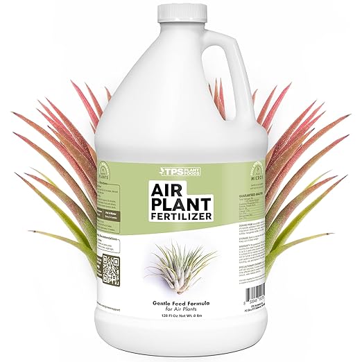 Air Plant Fertilizer - Liquid Plant Food for All Tillandsia Air Plants, Use As Foliar Spray or for Soaking, 1 Gallon