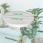 Yukfona Ceramic Plant Saucer Pot Tray 12 Inch, Planter Saucers 4 5 6 7 8 9 10 11 12 Inch for Indoors Outdoor, Durable Sturdy Flower Drainage Tray for Glazed Pots Base (12.5 Inch-White)