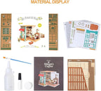 Rolife 1:20 Miniature House Kits-Tiny House Kit-DIY Miniature Dollhouse Kits for Adults-Model Building Craft Kits-Hobbies Gifts for Women and Men