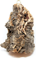 3 Small Chunk Natural Cork Bark DIY Kit with Three Assorted Air Plants, Glue and Hook - Live Tillandsia Succulent House Plant - Wholesale and Bulk - Easy Care Indoor and Outdoor Plants