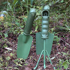 3PCS Mini Garden Tools Sets Durable Gardening Hand Tool Ergonomic & Rust Resistant for Women Kid Men Gardener