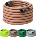Flexzilla Colors Garden Hose 5/8 in. x 75 ft., Lightweight All-Weather Water Hose, Durable and Flexible, Leak-Free Connections, Red Clay