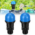 Threlaco 2 Pack Air Release Valve Air and Vacuum Relief Male Thread Bleeder Valve Vent Irrigation Water Saving System for Agricultural Drip Systems (1 Inches)