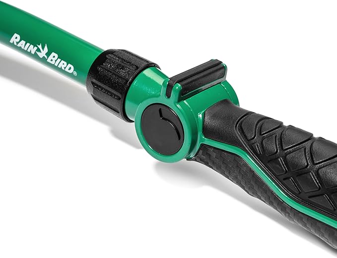 Rain Bird TCNZLWAND16 16" Watering Wand Garden Hose Nozzle, Thumb Control, Carbon Fiber Texture, Shower Spray Pattern