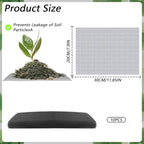 10 PCS Flower Pot Hole Mesh Pad, 8×12inch Squares Drainage Hole, Plant Pot Drainage Mat, Plant Potting Mat to Prevent Soil Loss, Gardening Gifts for Friend