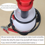 Watering Can Device for Watering Hanging Plant Basket Hard to Reach High Plant Waterer Sprayer 1 Gallon (Red 4L)