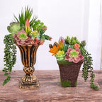 COTSEN 18 Pack Artificial Succulents Realistic Textured Fake Succulents Unpotted Artificial Cactus Plant Suitable for Garden Home Office Greening and Decoration