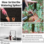 20-Pack Plant Watering Devices, Automatic Watering System for Potted Plants, Self Watering Spikes, Plant Water Seepage Device, Water Your Indoor and Outdoor Plants While on Vacation