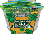 Unique Gardener Grow Your Own Shamrocks Plant Seeds 3-Pack, DIY Indoor Succulents and Live Plants for Home or Garden Planting, Pot O' Good Luck