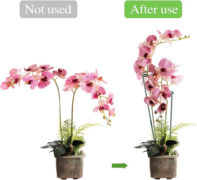 36 Inch Plant Stakes Tall, Three Sizes(12 or 24 or 36 Inch) Plant Support Stakes for Outdoor or Indoor,Garden Plant Stakes for Flowers Amaryllis Tomato Lily Peony Rose Flower Narcissus (4 Set)