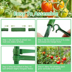 Riare 4 Pack 4 FT Tomato Cages for Garden- 48inches Heavy Duty Tomato Stakes and Supports, Adjustable Tall Tomato Plant Support Trellis for Pots, Raised Garden Bed, Climbing Vegetables Plants