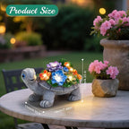 Linkax Mothers Day Gifts for Mom Grandma Wife Sister Nana from Daughter Son Husband, Birthday Gifts for Women Turtle Statues Solar Garden Decor for Outside Yard Outdoor Home Patio Decor