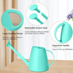 Watering Can - for Indoor and Outdoor House Plant Garden - with Long Spout - 1/2 Gallon - SkyBlue