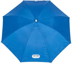 Rio Brands Wave Beach 4' Adjustable Clamp-On Beach Umbrella and Sun Shade, Lightweight Polyester Umbrella with Clamp for Chair