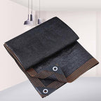 Shade Cloth for Patio Shade Sail 4m X 5m Sun Canopy Heat Insulation Shade Cloth, Tear Resistance, 90% Shade Sail Shade Netting for Plants, Greenhouses, Patios,black-6x7m