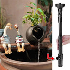 Fountain Pump Nozzle kit 8PC Mushroom Spray Head Kit for Pond Pumps - Water Fountain Nozzle Set Submersible, Black