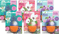 Toys By Nature Mini Terrarium Flowering Bundle, 100% USA Made Complete Starter Kit Includes 2 Each of Lobelia, Dixie Belle Hibiscus, Rose of Sharon, Easy to Grow Planting Seeds Just Add Water