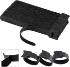 California JOS 60 PCS 6 Inches Reusable Cable Ties, Adjustable Cord Straps, Cable Organizer, Cord Wrap and Hook Loop Cords Management - Black
