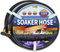 2 Pack Soaker Hose 15 FT for Garden Bed, 1/2’’ Diameter Heavy Duty Soaker Hoses 30 FT for Garden Beds To Save 70% Water, Short Drip Soaker Hose for Vegetable Beds (2 Pack 15 FT)
