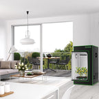 MELONFARM 4x2 Grow Tent, 48"x24"x60'' High Reflective 600D Diamond Mylar Canvas with Observation Window and Floor Tray for Hydroponic Indoor Plant Growing