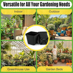 RooTrimmer Square Nursery Pots 5.5 Inch, Plastic Plant Pot with Drainage Holes, 30 Pcs Reusable Seedling Starter Pots Garden Flower Pots Planters for Indoor Plants, Transplanting, Succulents, Cuttings