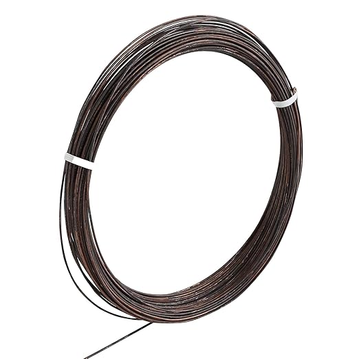 Wazakura Annealed Copper Bonsai Training Wire Made in Japan, Rust Resistant Outdoor Plant Cable (95.1 ft/29 m roll) - 1.2mm, Copper Wire