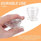 Air plant holders unique, 6pcs/pack Geometric Metal Plants Stand Airplant Container Tillandsia Holder Planter Shelves Airplants Rack Tabletop Decor for Plant Lovers(geometric + spring shape)