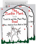 Zombie Plant Seed Packets – Grow a Live Sensitive Plant That Plays Dead When Touched! Indoor Plant Seeds & Educational STEM Activity | House Plant Seeds | Unique Garden Seeds – 2 Pack