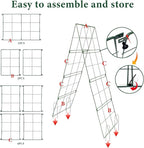 Cucumber Trellis for Raised Garden Bed, Easy-to-Assemble Sturdy Metal Garden Trellis for Climbing Plants – Outdoor Plant Support for Cucumbers, Beans, Zucchini, Tomatoes, Pumpkins & More!