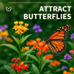 720+Mix Milkweed Seeds for Monarch Butterflies - 6 Individual Varieties Perennial Wildflower Colorful Pollinator Garden (Each pack120+ Seeds)., Easy to Grow for Backyard & More (Mix Milkweed Seeds)