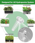 Gourmet Herb Seed Pod Kit Compatible with AeroGarden, idoo, Ahopegarden, Gardencube with Basil, Parsley, Thyme, Mint, Cilantro, Dill, Oregano, Chives - Compatible with All Hydroponics(8-Pod)