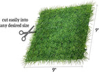 Aquarium Grass Decor 2PCS 9 inches Crab Hermit Climbing Wall Artificial Grass for TurtleTank Fish Tank Plants Landscape Ornament, Reptile Terrarium with 8 Suction Cups