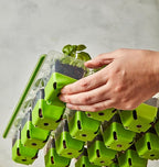 Burpee SuperSeed Seed Starting Tray | 16 XL Cell | Reusable & Dishwasher Safe | for Starting Vegetable Seeds, Flower Seeds & Herb Seeds | Indoor Grow Kit for Deep-Rooted Seedlings, Green