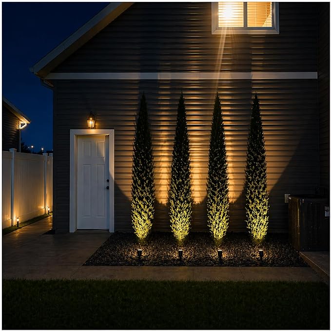 7 Feet Outdoor Artificial Topiary Cedar Tree, Set of 2 UV Resistant Potted Faux Cedar Trees for Outdoors and Indoors, Decorative Fake Shrubs Topiary Trees for Home Living Room Front Door Decor