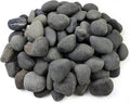 FANTIAN 20 lbs Natural Unpolished Black Rocks Mexican Beach Pebbles, 2-3 Inch Decorative Black River Rocks for Outdoor Landscaping, Garden Paving, Plant Rocks, Fountain and Walkways