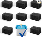 Cat Water Fountain Filters, Pack of 8 Cat Fountain Sponge Filter Pre-Filter Sponges for 84oz/2.5L Automatic Cat Fountain