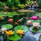 50 Mixed Bowl Lotus Seeds, Bonsai Lotus Seeds for Planting (Nelumbo), Aquatic Flowering Plant for Ponds, Water Gardens & Indoor Containers