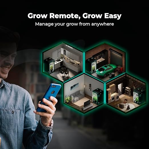 MARS HYDRO iControl for Grow Tent, Smart Grow Room Controller, Smart Environmental with Temperature, Humidity, VPD,Timer, Cycle