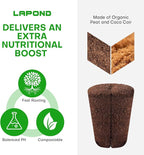 50 Pcs Grow Sponges,Replacement Seed Starter Plugs for Cuttings,Great for Soil, Tray or Planting Pods, Promotes Herbs, Vegetables and Flowers Growth