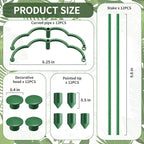 12 Pack Plant Support Stakes Sets - Versatile Plant Cages, Stackable Garden Flower Support， Small Plant Stakes for Indoor Plants,Tomato,Monstera, Peony, Hydrangea, Climbing Plants