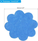 PATIKIL 2 Inch Plant Pot Hole Pad, 30 Pack Non-Woven Fabric Flower Shape Bonsai Bottom Soil Mat, Blue