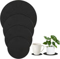 Plant Saucers for Indoors, 4 Pcs Round Fabric Plant Mat 4/6/8/10 Inch Plant Pot Saucers Felt Plant Water Catchers Tray Absorbent Plant Saucers for Indoor House Plants, Outdoor Pots, DIY Craft Supplies
