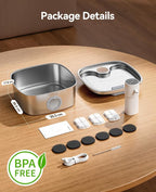 Cordless Wider Tray Dog Water Fountain, 5000mAh Battery Operated Dog Water Bowl Dispenser with 3 Motion Sensor, FEELNEEDY Stainless Steel Pet Water Fountain for Multi-Pets, Easy Setup & Clean, 8L